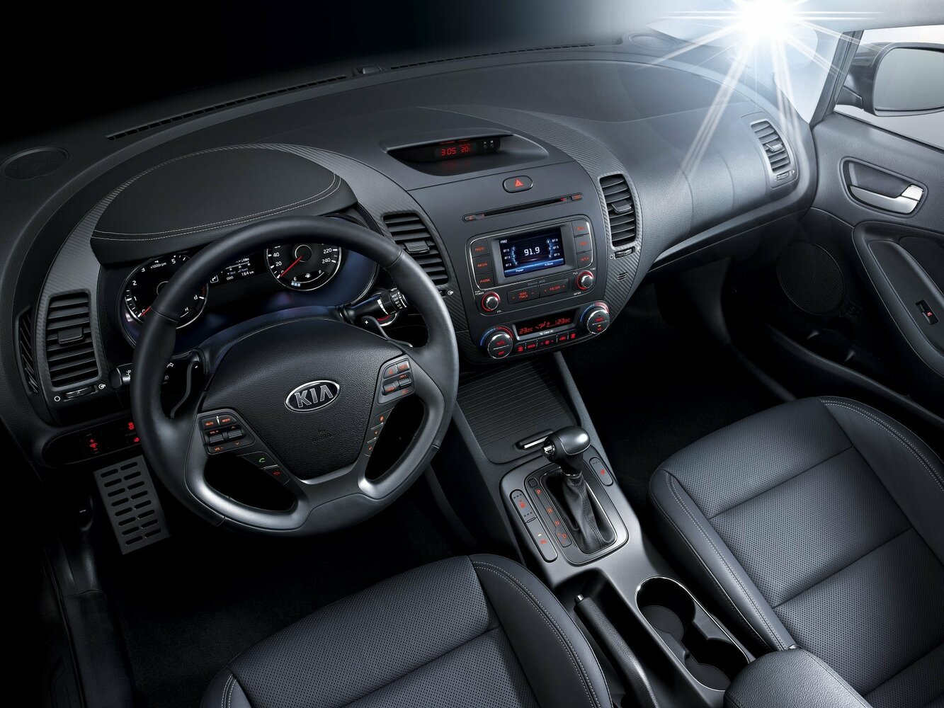 Kia Cerato, III, 2013–2016, Sedan: Front cabin
