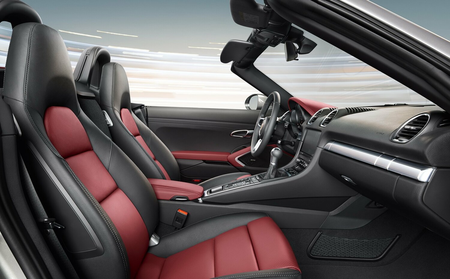 Porsche Boxster, IV 718 (982), 2016–2025, Родстер: Передняя часть салона