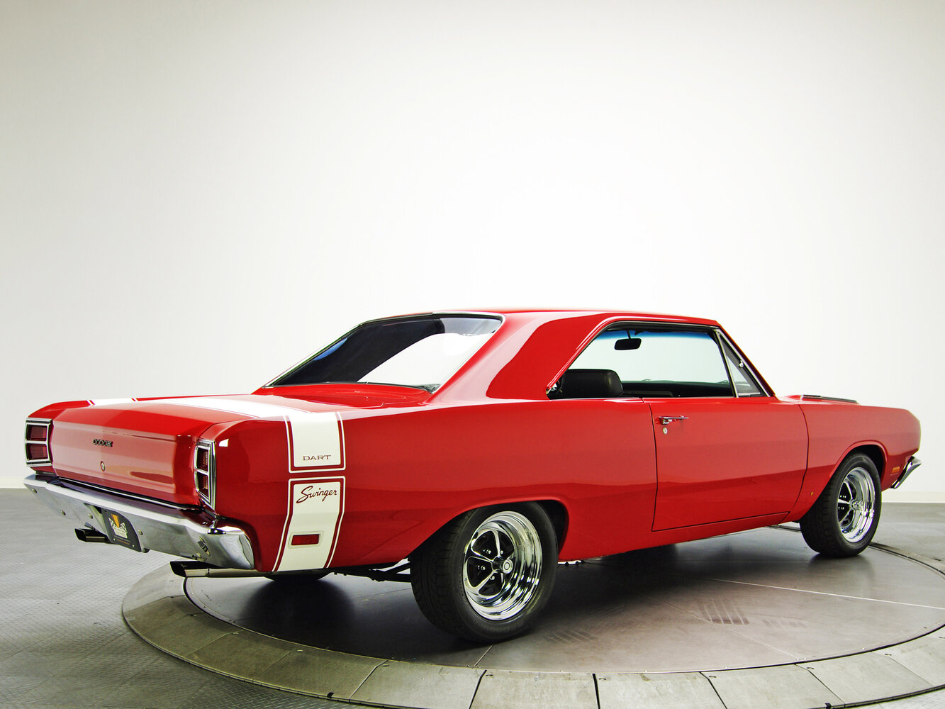 Dodge Dart, IV, 1967–1969, Coupe-хардтоп: Rear three-quarter view