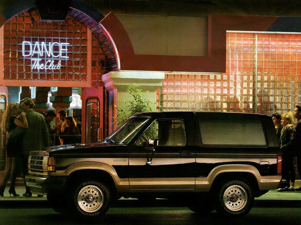 Ford Bronco-II, , 1984–1990, SUV 3 door: Side view