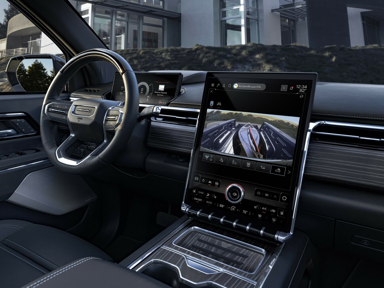 GMC Sierra, IV Рестайлинг, 2022–2026, Пикап Двойная кабина EV: Передняя часть салона