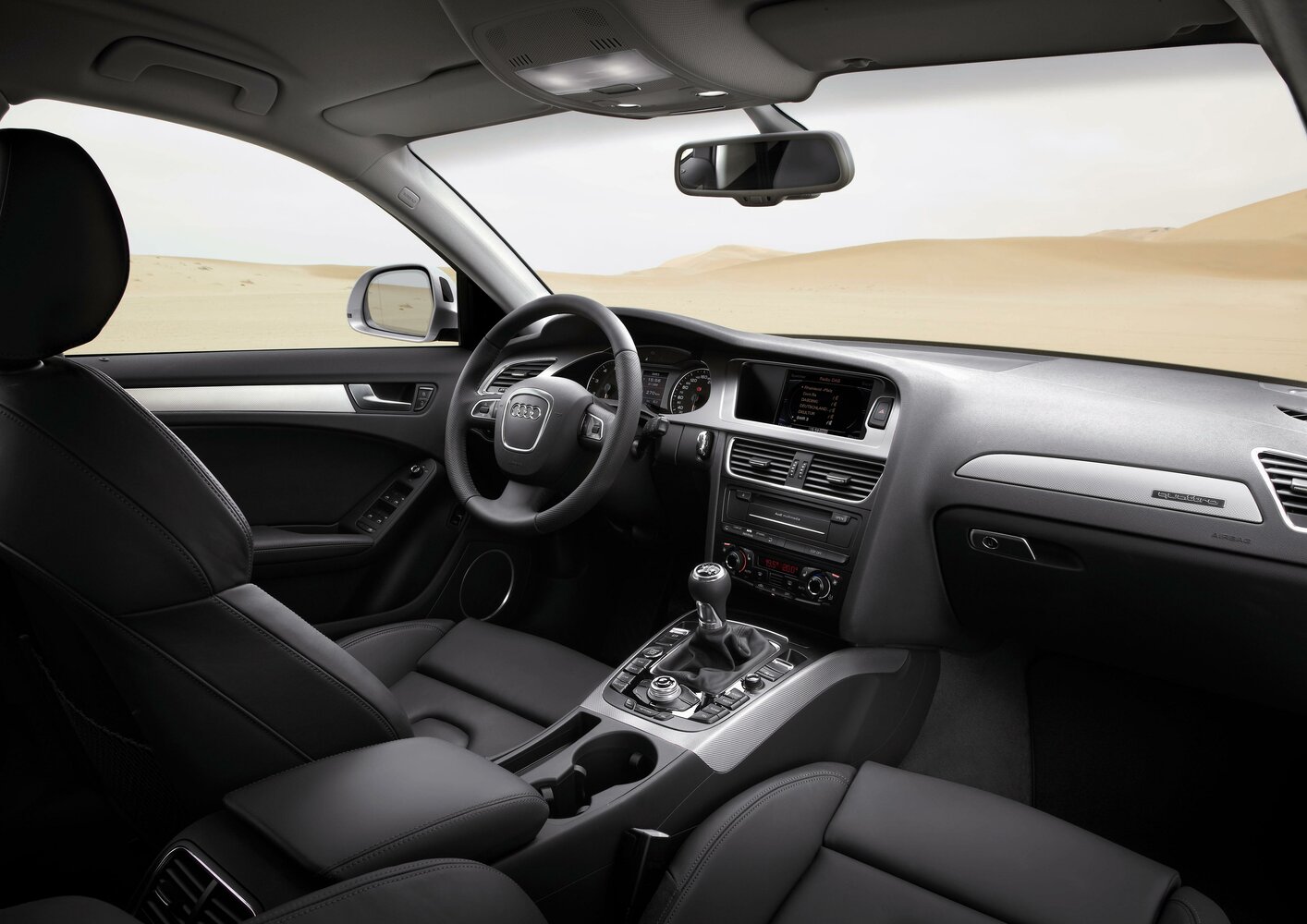 Audi A4 allroad, IV (B8), 2009–2011, Универсал 5 дв.: Передняя часть салона