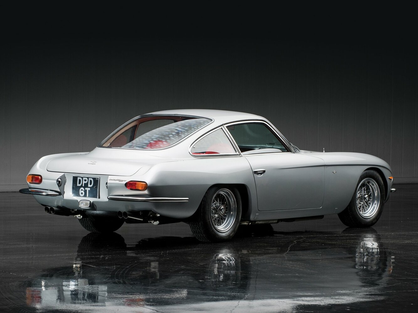 Lamborghini 350/400 GT, , 1964–1968, Купе 350 GT: Вид сзади в три четверти