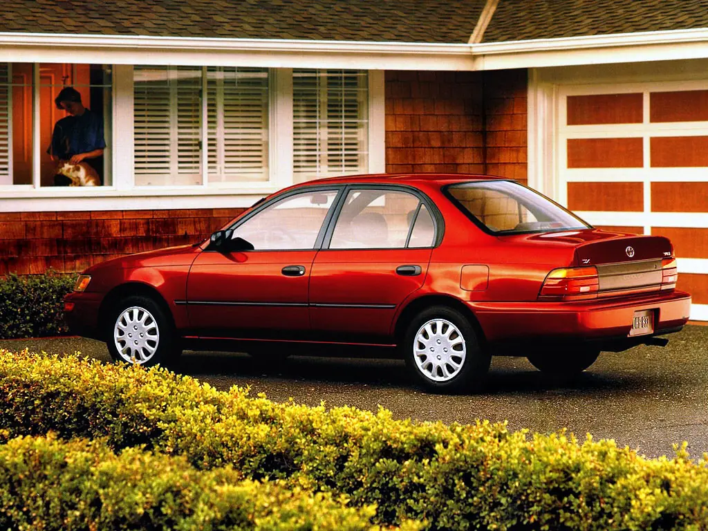 Toyota Corolla, 7 поколение, E100, Седан, США, 06.1991 - 07.1995: фото поколения 3