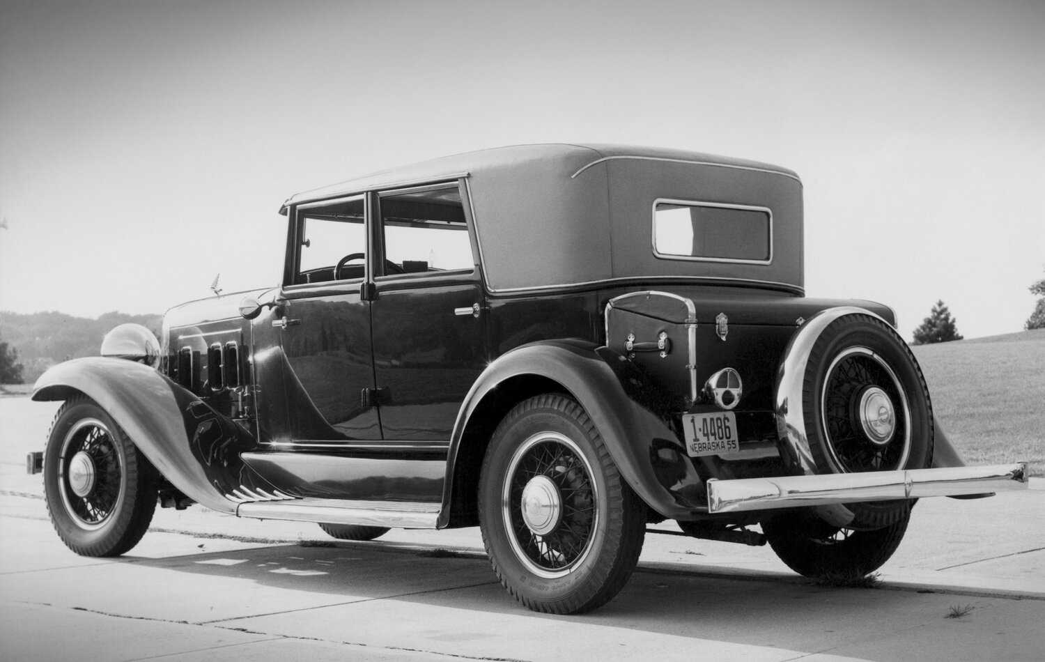 Franklin Series 15, , 1930–1934, Седан: Вид сзади в три четверти