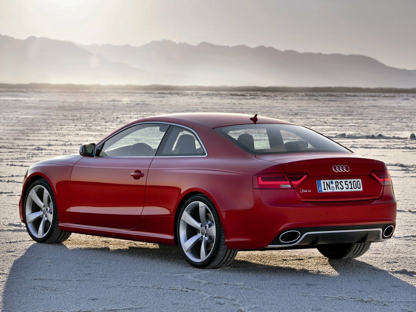 Audi RS 5, I (8T) facelift, 2011–2015, Coupe: Rear three-quarter view