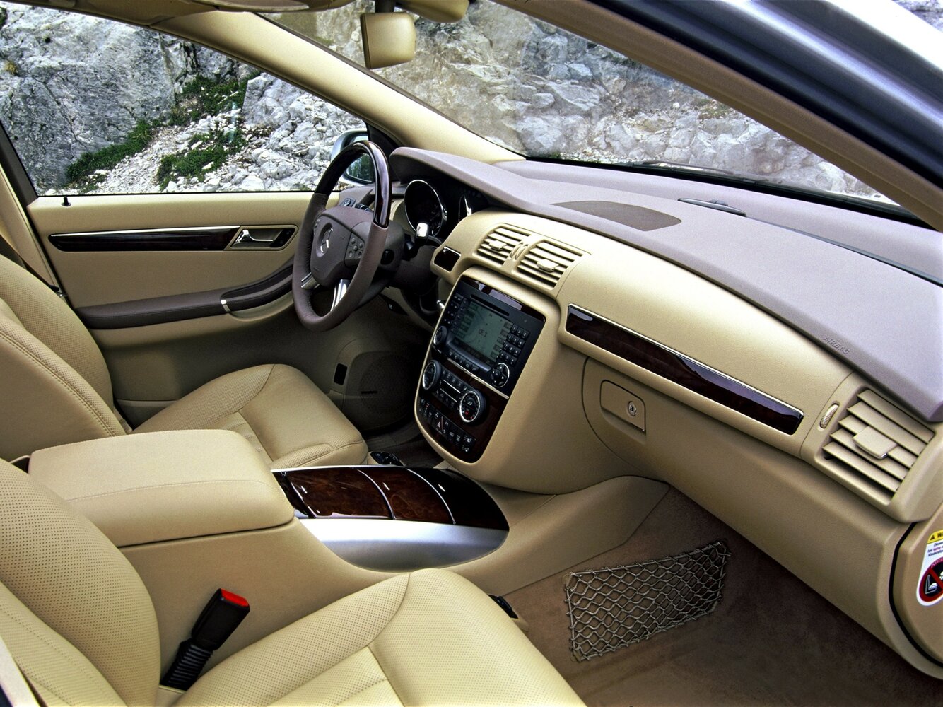 Mercedes-Benz R-Класс, I facelift, 2007–2010, Minivan: Front cabin