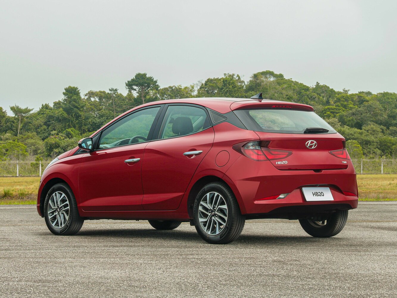 Hyundai HB20, II, 2019–2022, Хэтчбек 5 дв.: Вид сзади в три четверти