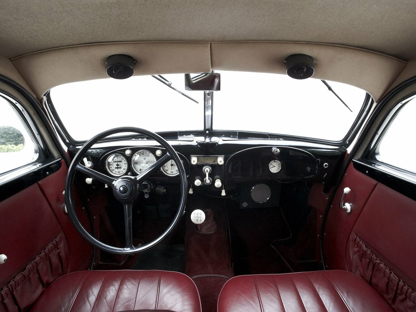 BMW 327, , 1937–1941, Купе: Передняя панель