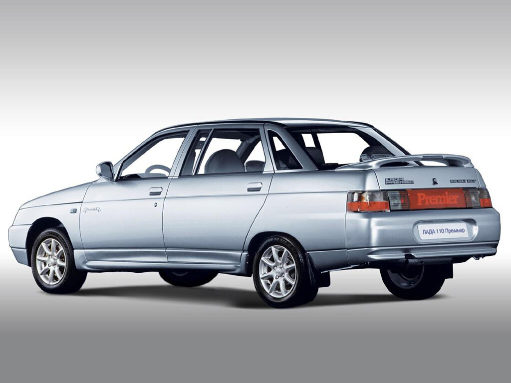 Lada (ВАЗ) 2110, , 1995–2014, Седан Премьер: Вид сзади в три четверти