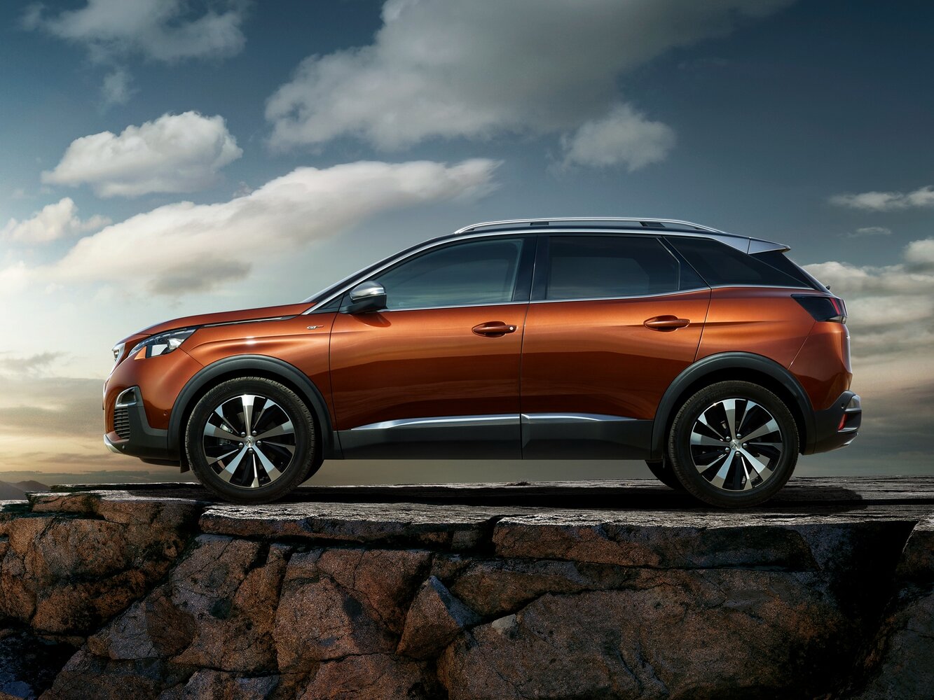 Peugeot 4008, II, 2016–2021, Внедорожник 5 дв.: Вид сбоку