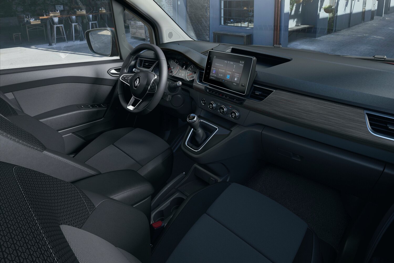 Renault Kangoo, III, 2021–2026, Компактвэн: Передняя часть салона