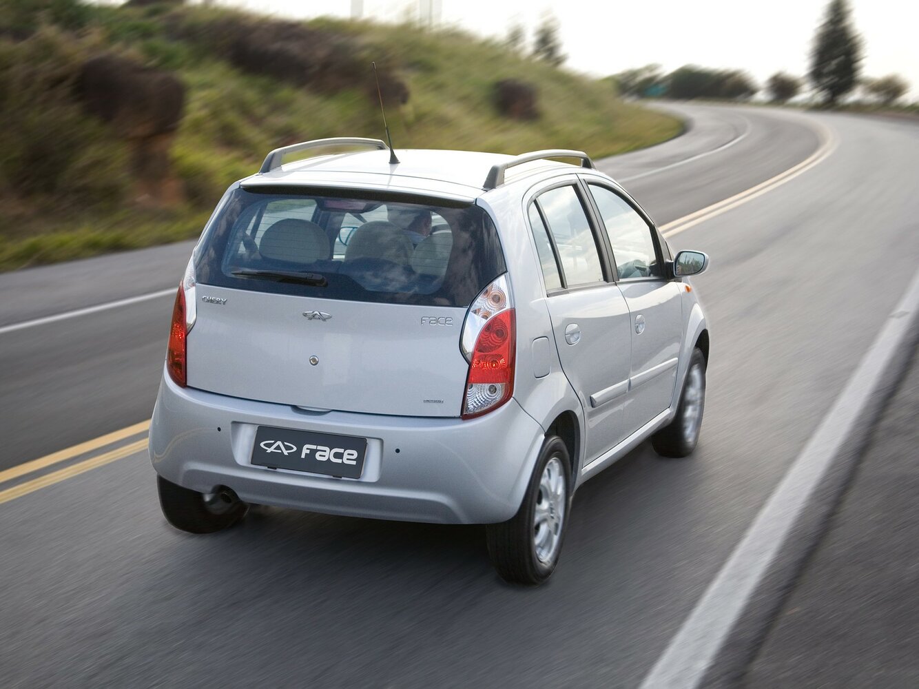 Chery Face, , 2007–2015, Hatchback 5 door: Rear three-quarter view