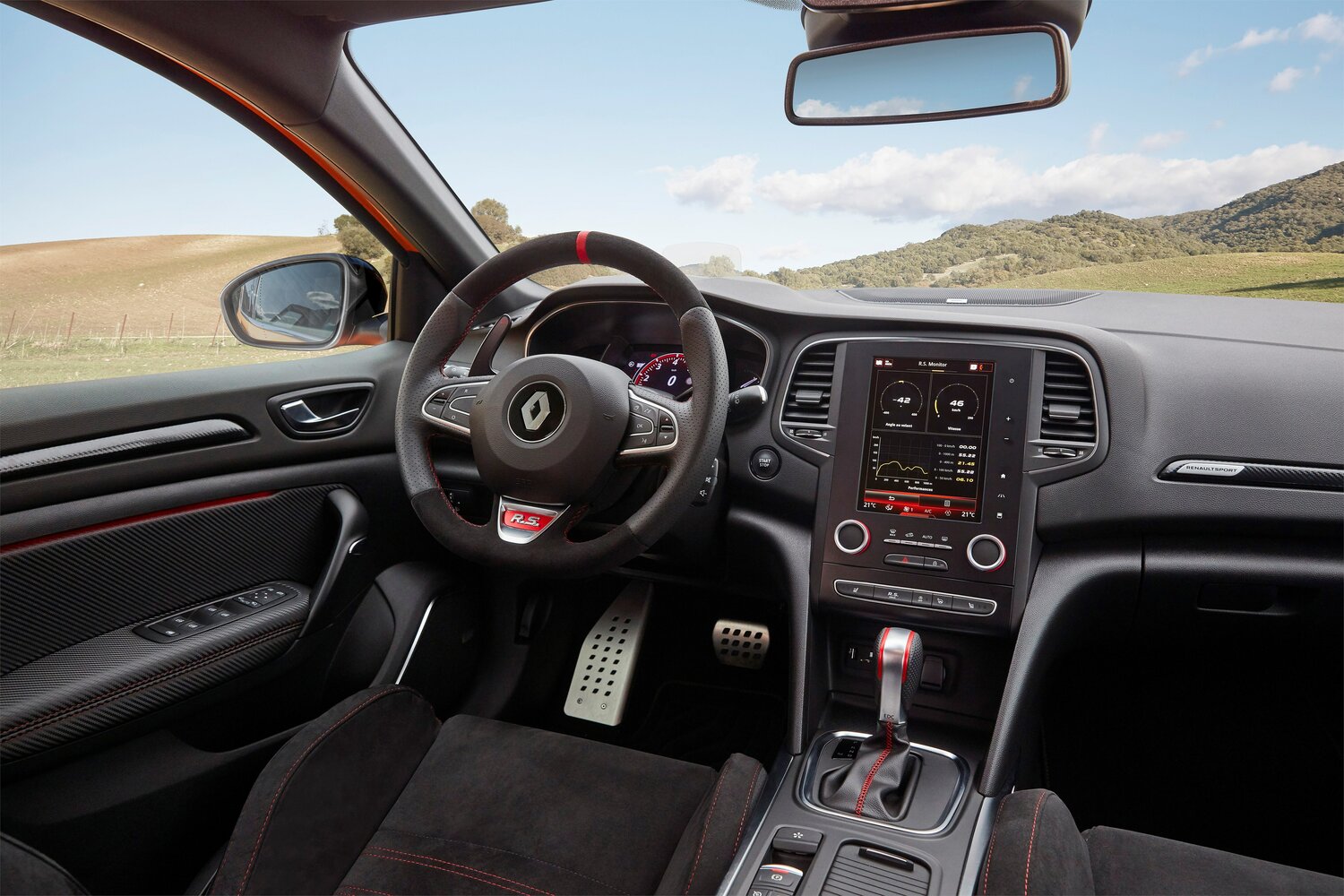 Renault Megane RS, IV, 2018–2023, Хэтчбек 5 дв.: Передняя часть салона