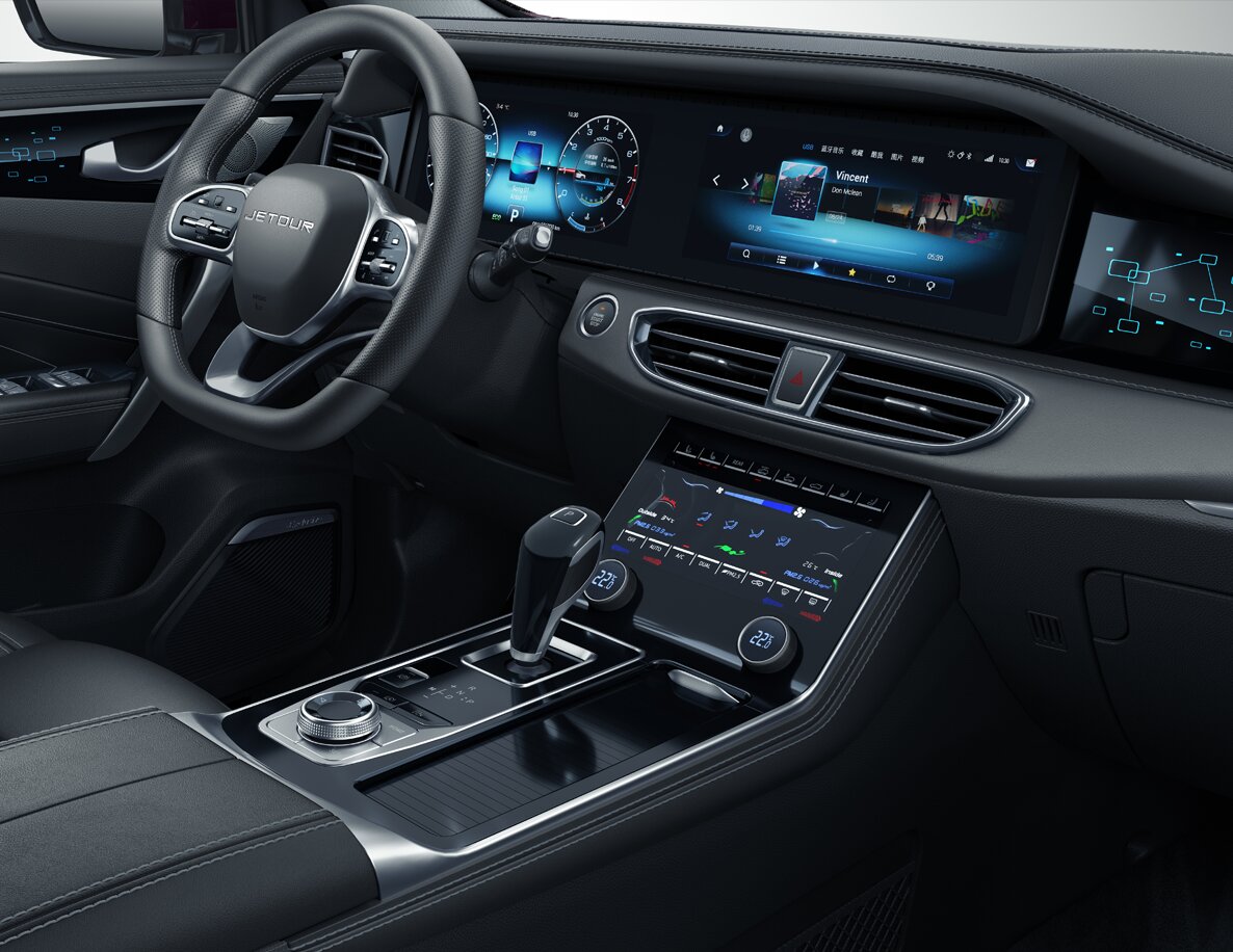 Jetour X95, , 2019–2023, Внедорожник 5 дв.: Передняя часть салона
