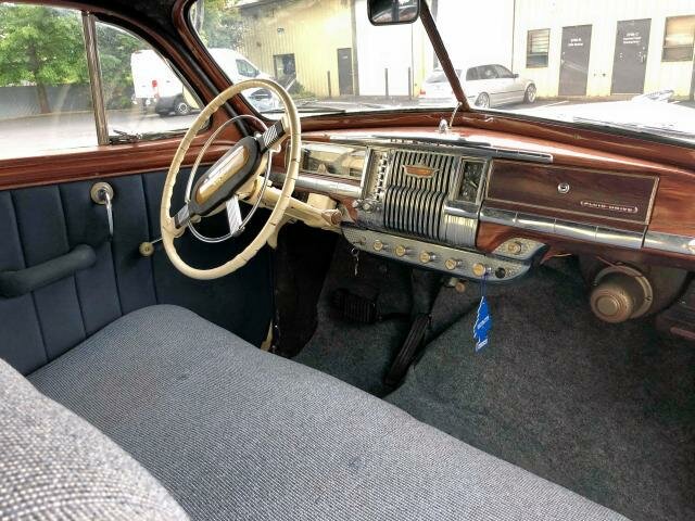 DeSoto Deluxe, , 1946–1952, Купе Club Coupe: Передняя часть салона