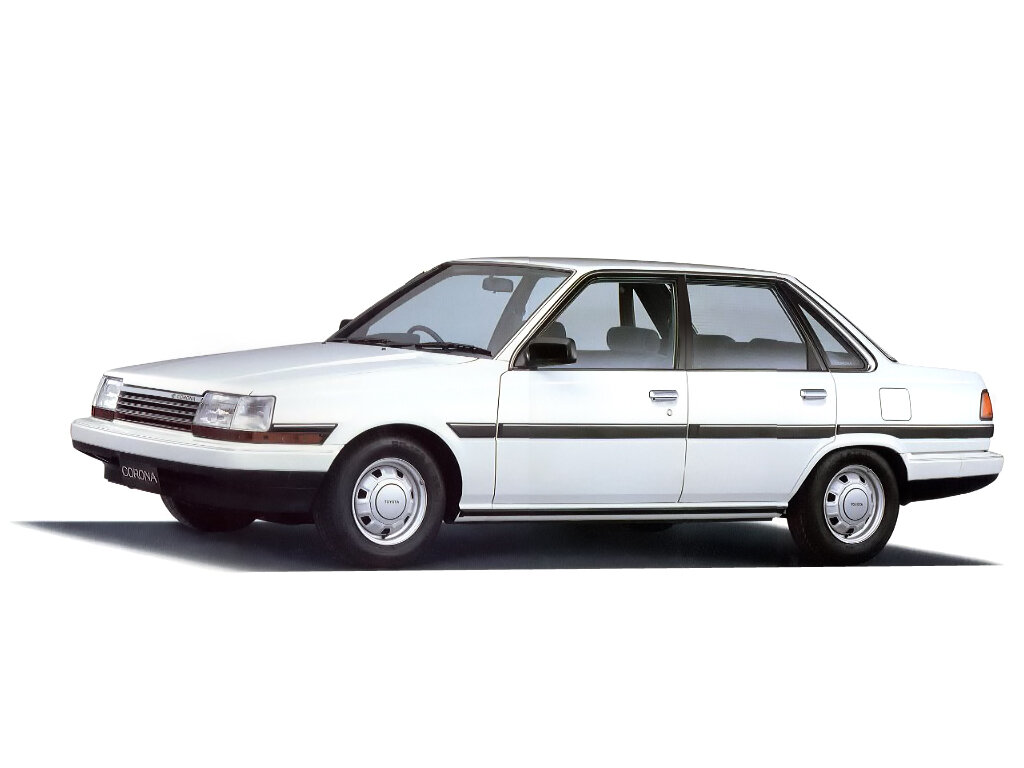 Toyota Corona, VIII (Е150, T160) facelift, 1983–1987, Sedan: Side view