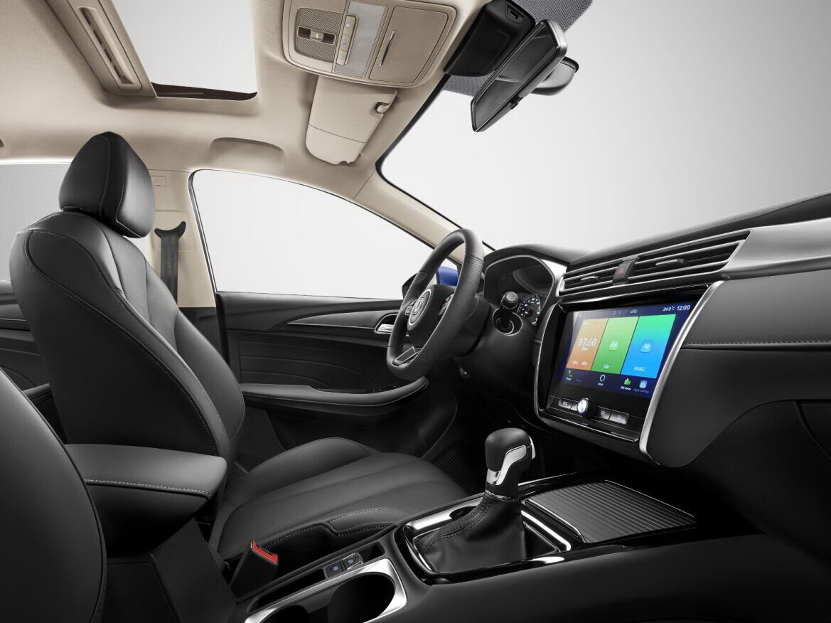 MG 5, I facelift, 2017–2026, Sedan: Front cabin