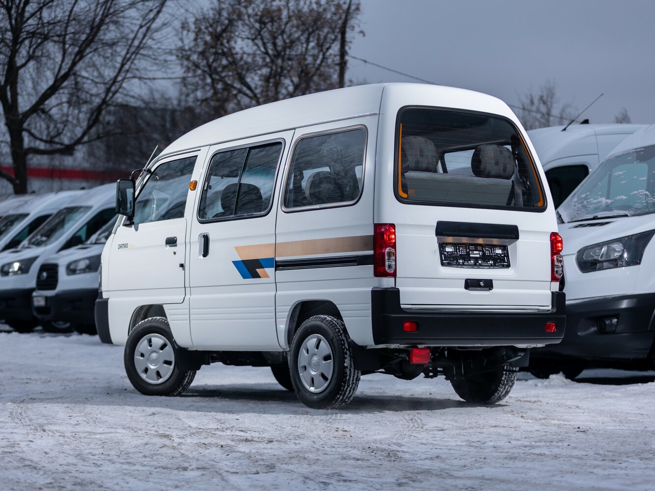 Chevrolet Damas, I, 2019–2026, Микровэн: Вид сзади в три четверти