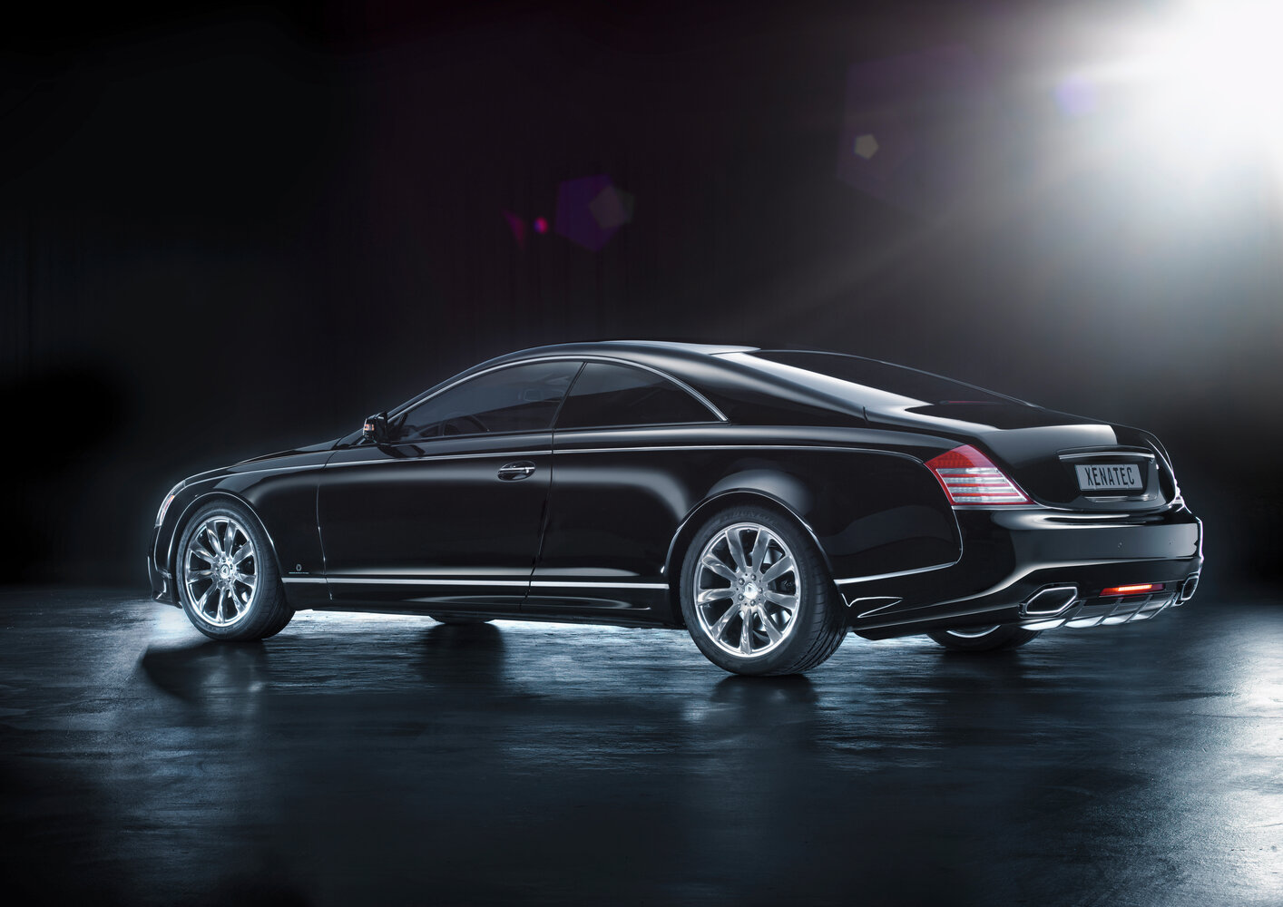 Maybach 57, I Рестайлинг, 2010–2013, Купе: Вид сзади в три четверти