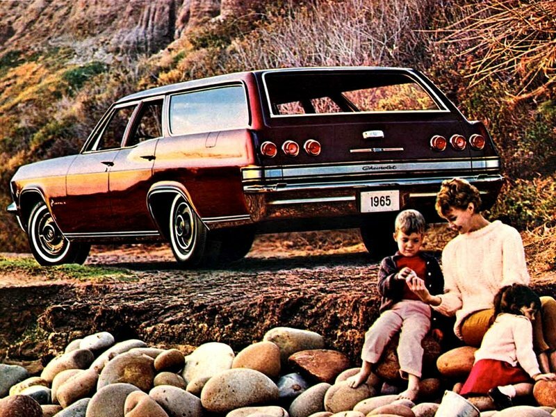 Chevrolet Impala, IV, 1964–1970, Универсал 5 дв.: Вид сзади в три четверти