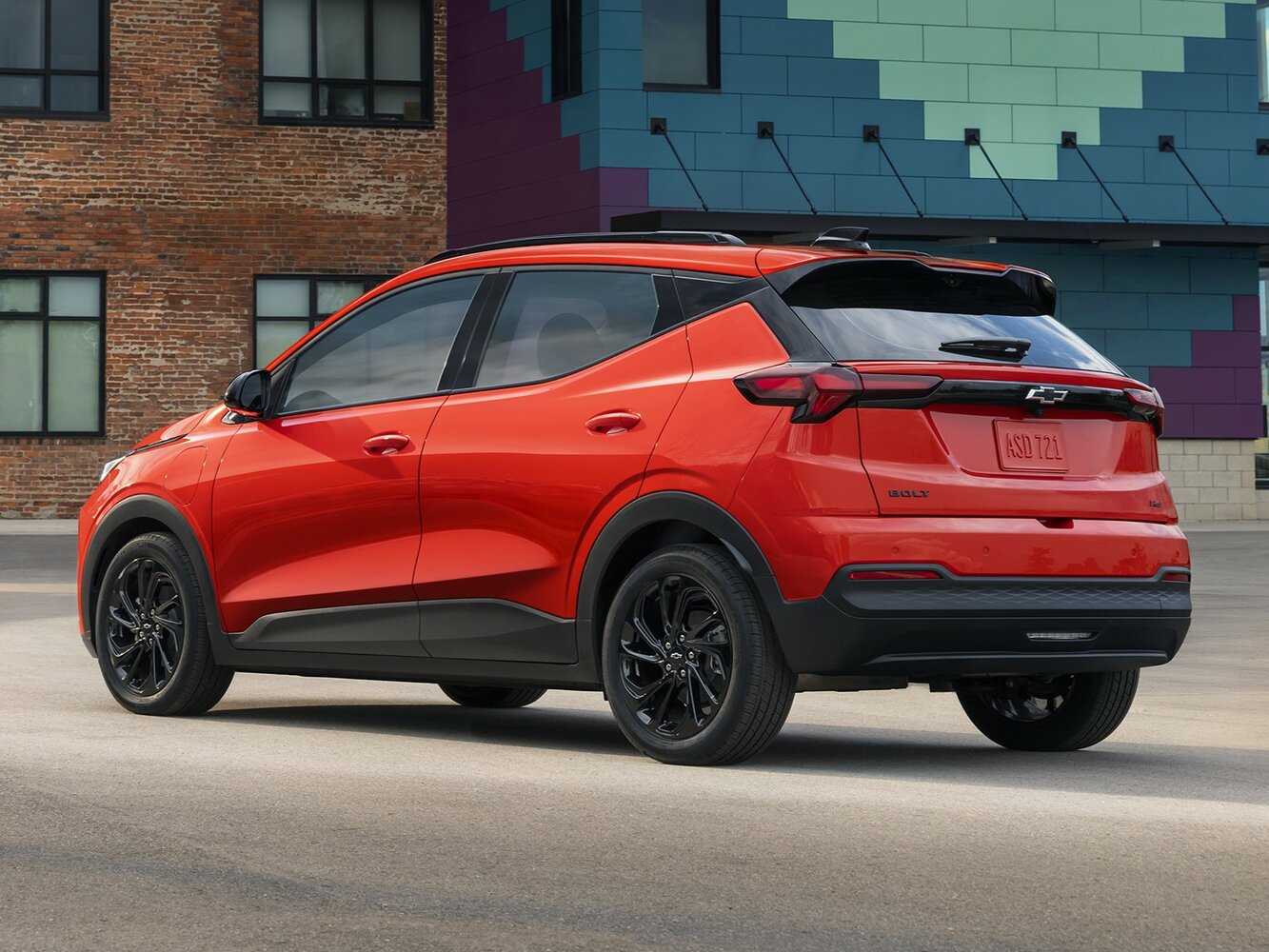 Chevrolet Bolt, II, 2026–2026, SUV 5 door: Rear three-quarter view