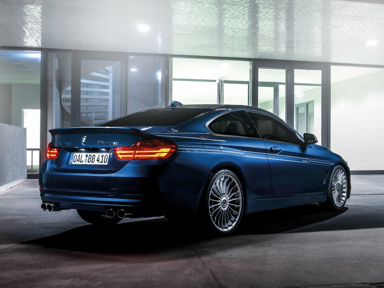 Alpina B4, F32/F33, 2013–2017, Coupe: Rear three-quarter view