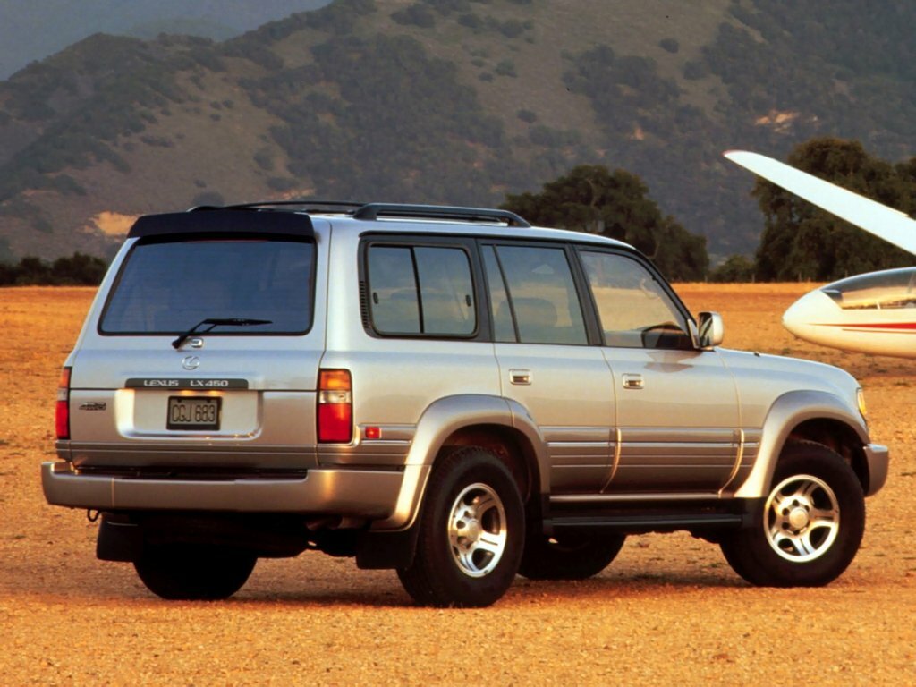 Lexus LX, I, 1995–1997, SUV 5 door: Rear three-quarter view