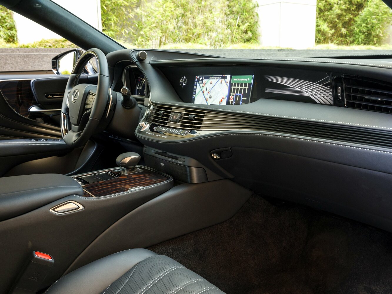Lexus LS, V, 2017–2021, Седан: Передняя часть салона
