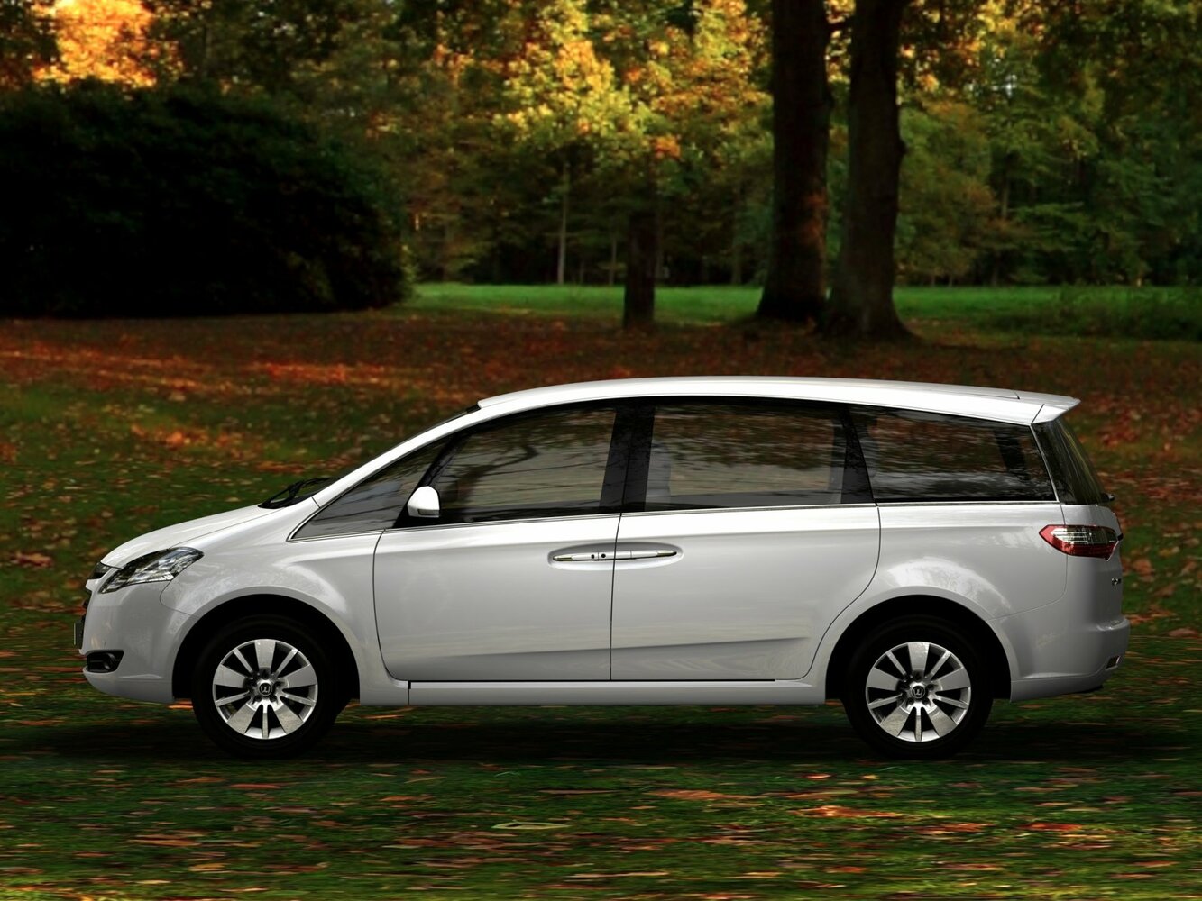 Luxgen Luxgen7 MPV, , 2009–2014, Minivan: Side view