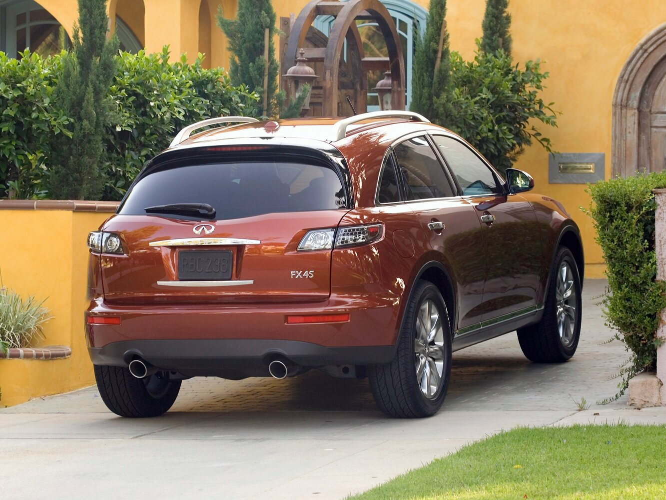 Infiniti FX, I (S50) facelift, 2006–2009, SUV 5 door: Rear three-quarter view
