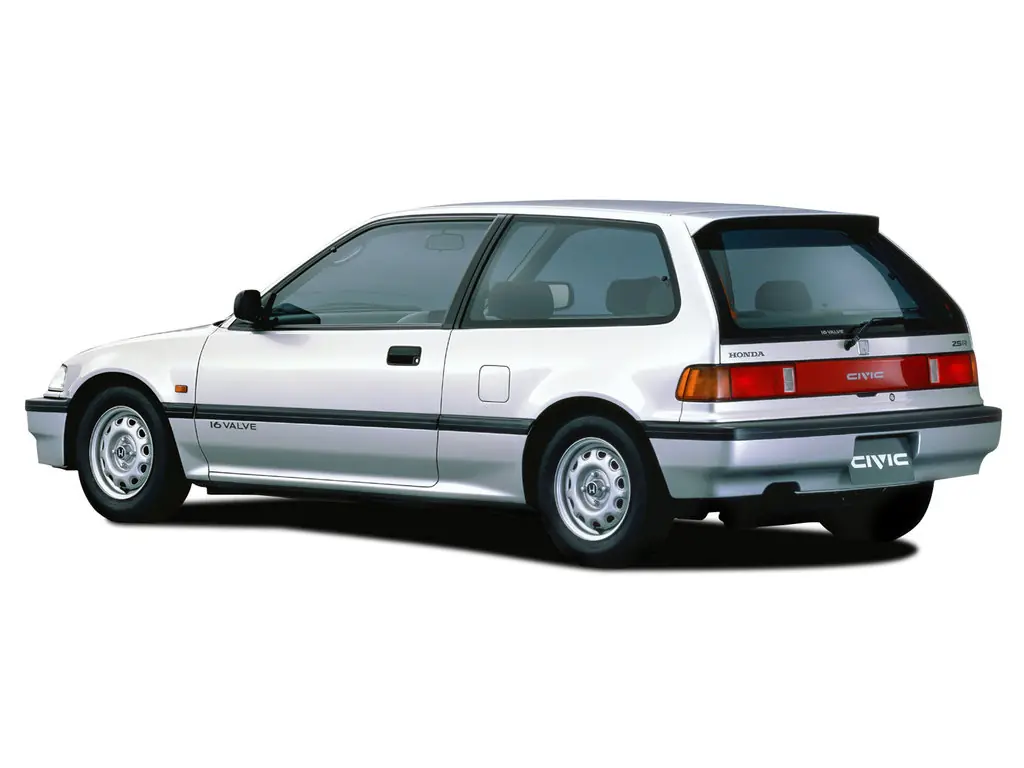 Honda Civic, 4 поколение, EF, Хэтчбек 3 дв., Япония, 09.1987 - 08.1989: фото поколения 3