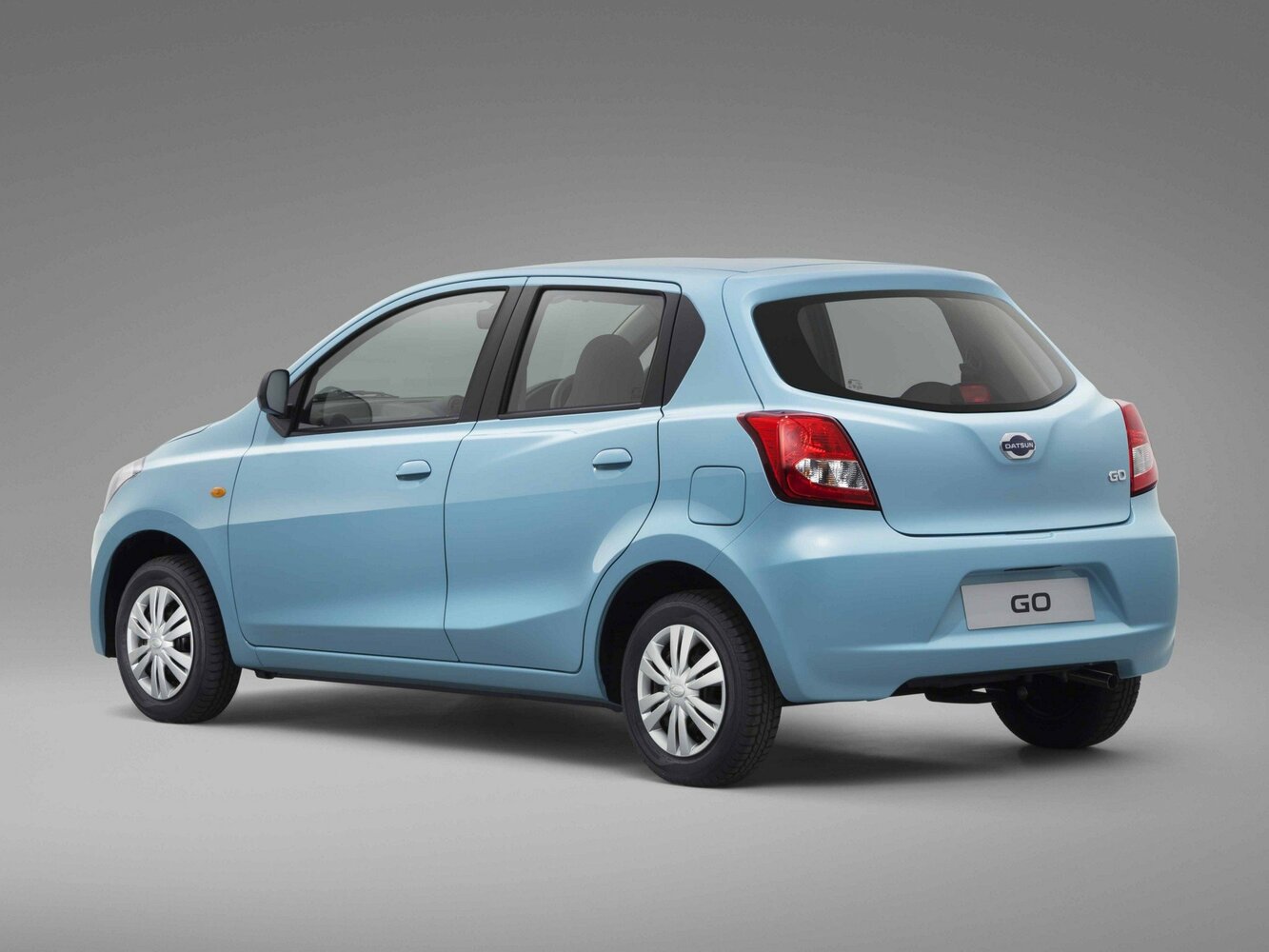 Datsun GO, , 2014–2020, Hatchback 5 door: Rear three-quarter view