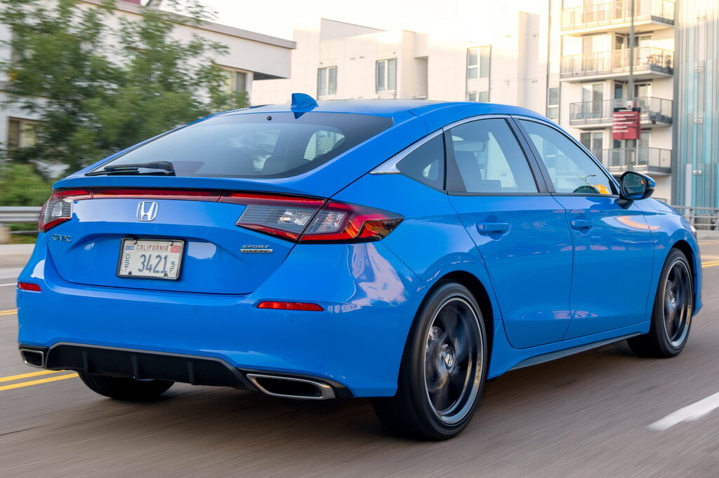 Honda Civic, 11 поколение, FL, Хэтчбек 5 дв., США, 11.2020 - 11.2024: фото поколения 12