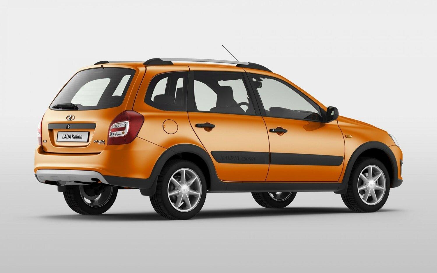 Lada (ВАЗ) Kalina, II, 2013–2018, Estate 5 door Cross: Rear three-quarter view