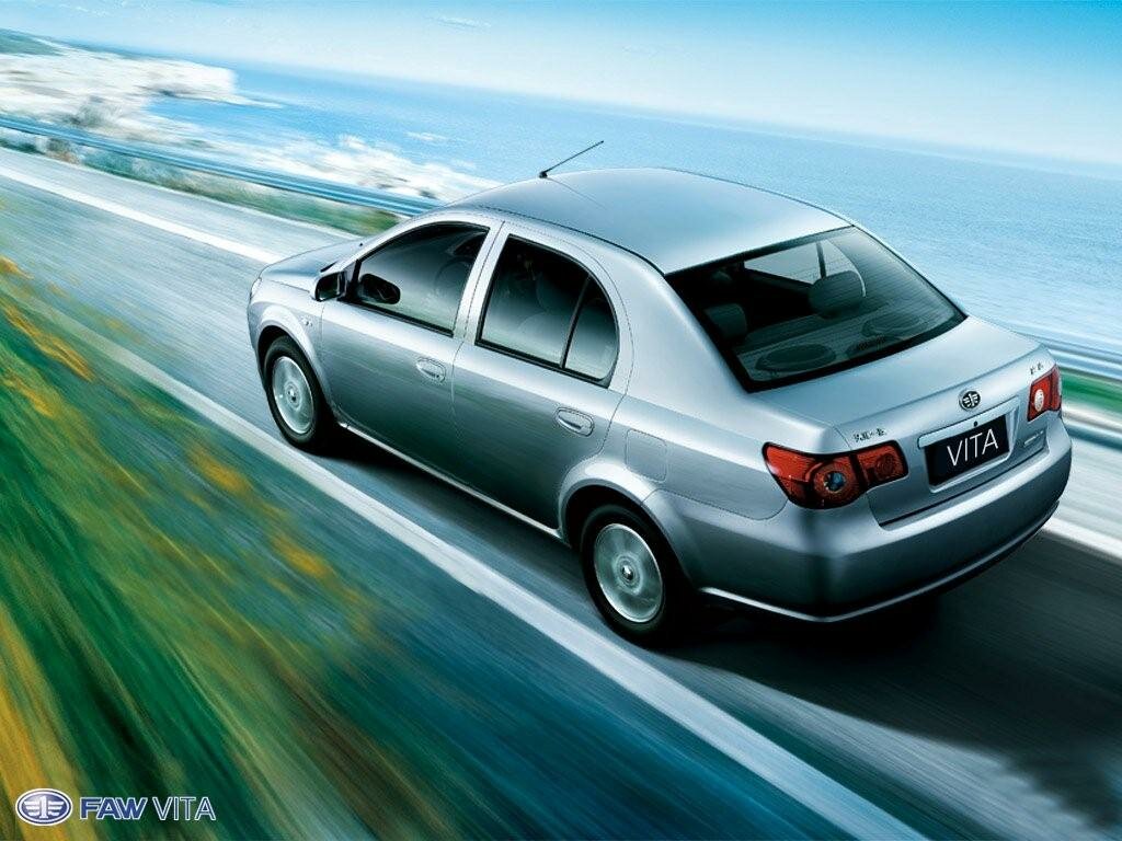 FAW Vita, , 2007–2010, Sedan: Rear three-quarter view
