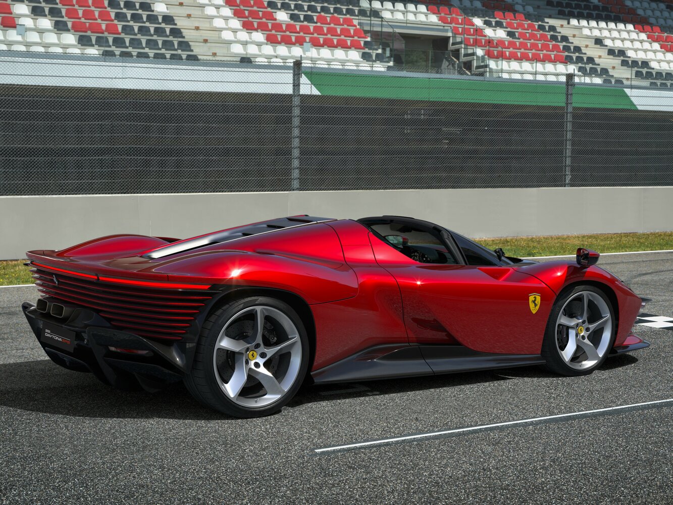 Ferrari Daytona SP3, , 2022–2026, Тарга: Вид сзади в три четверти