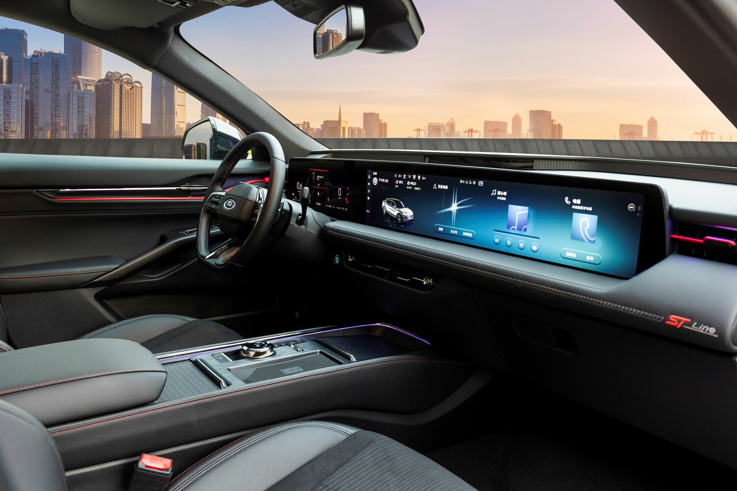 Ford Evos, , 2021–2024, SUV 5 door: Front cabin