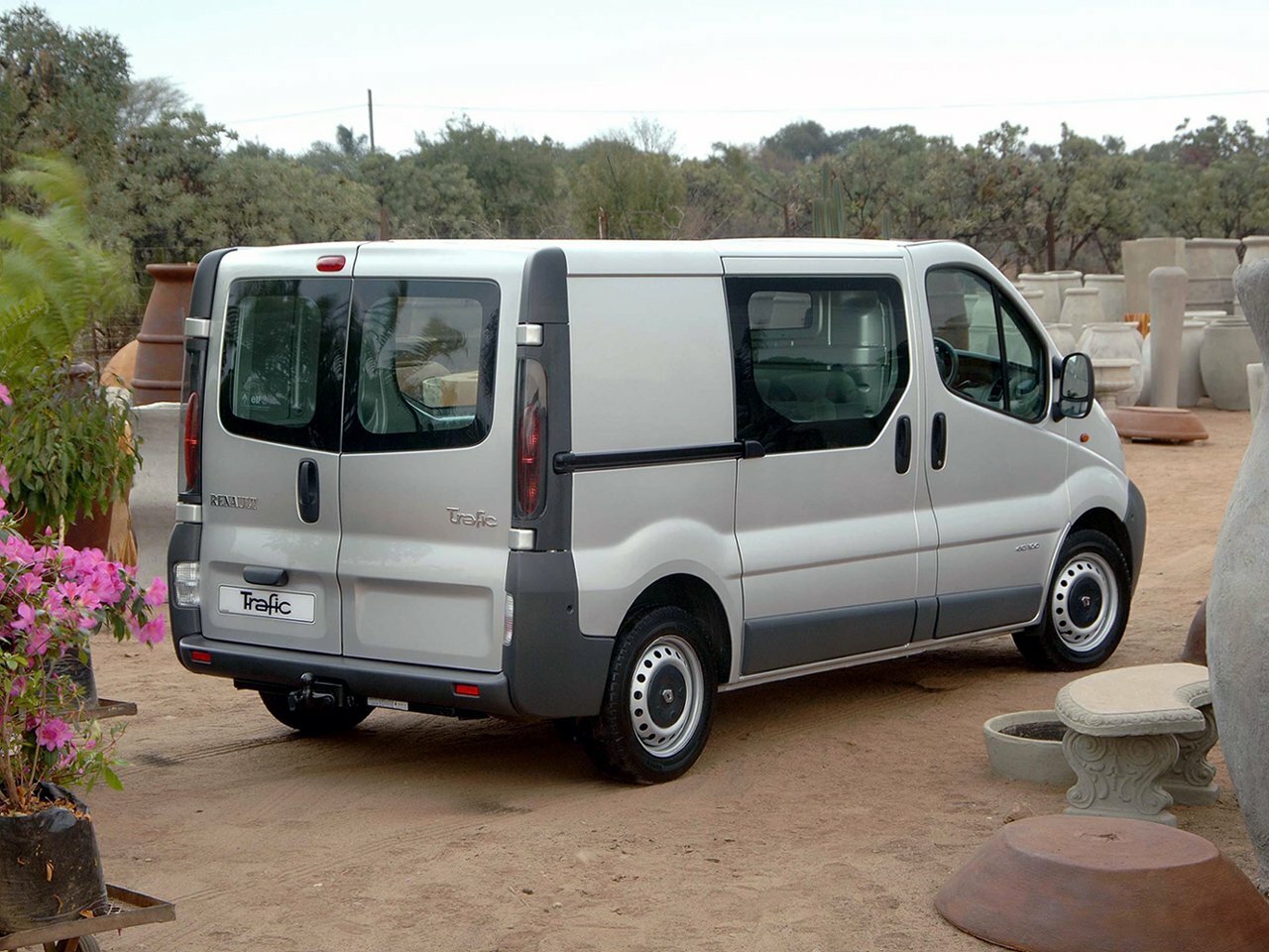 Renault Trafic, II, 2001–2006, Minivan: Rear three-quarter view