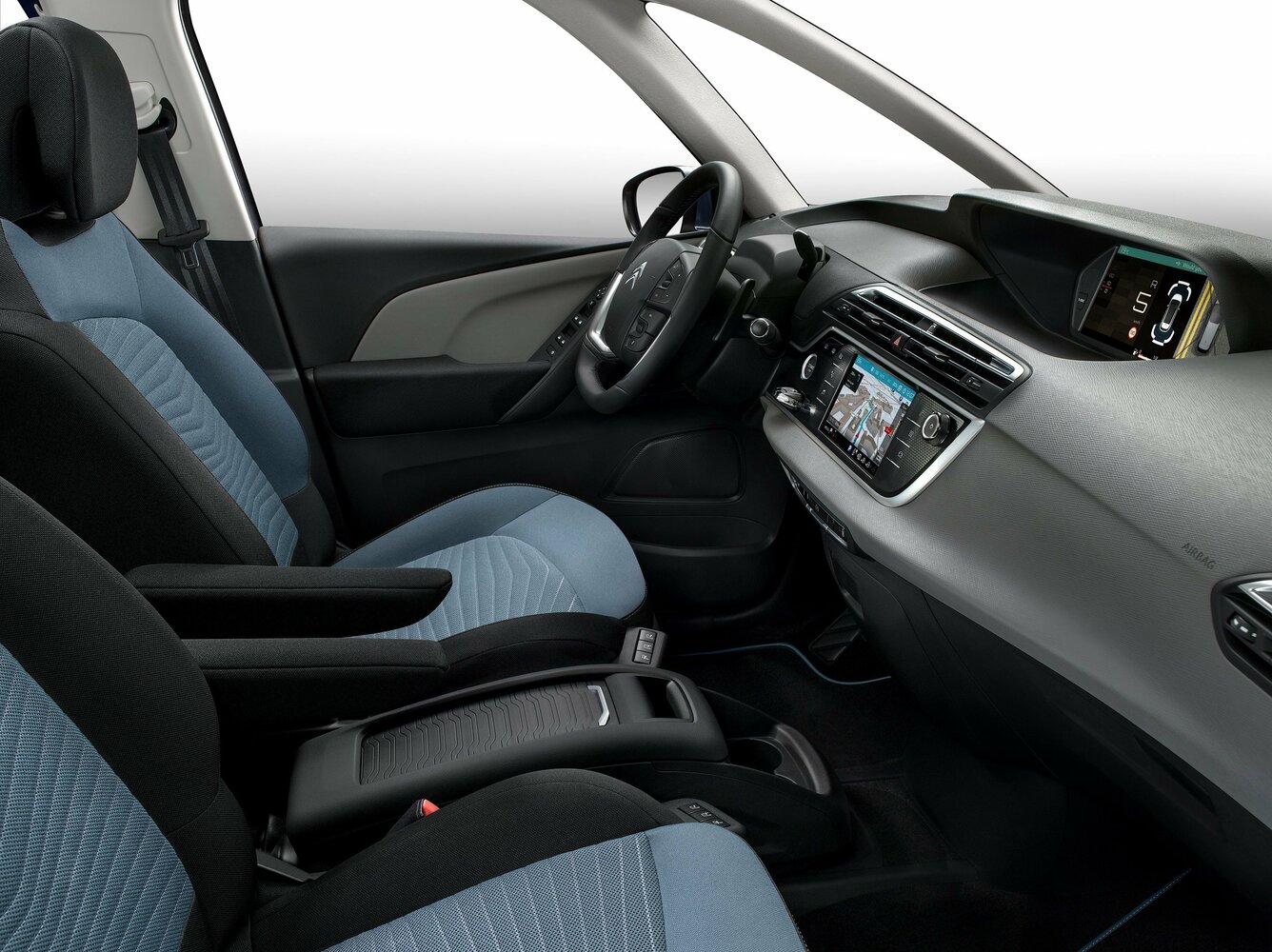 Citroen C4 SpaceTourer, I, 2018–2022, Компактвэн: Передняя часть салона