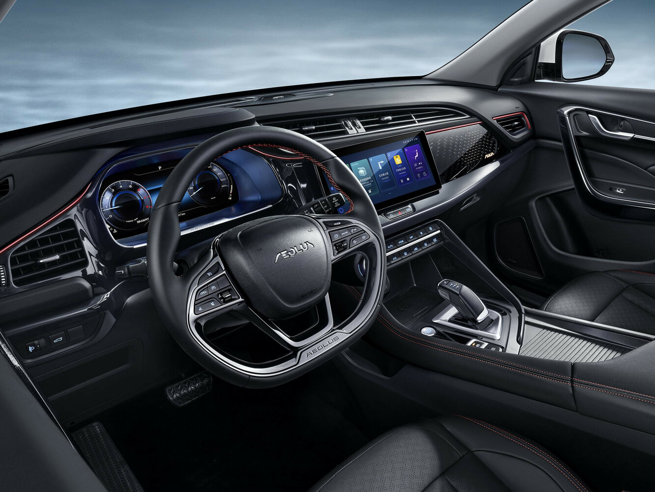 Dongfeng Aeolus AX7 Plus, , 2021–2026, Внедорожник 5 дв.: Передняя часть салона