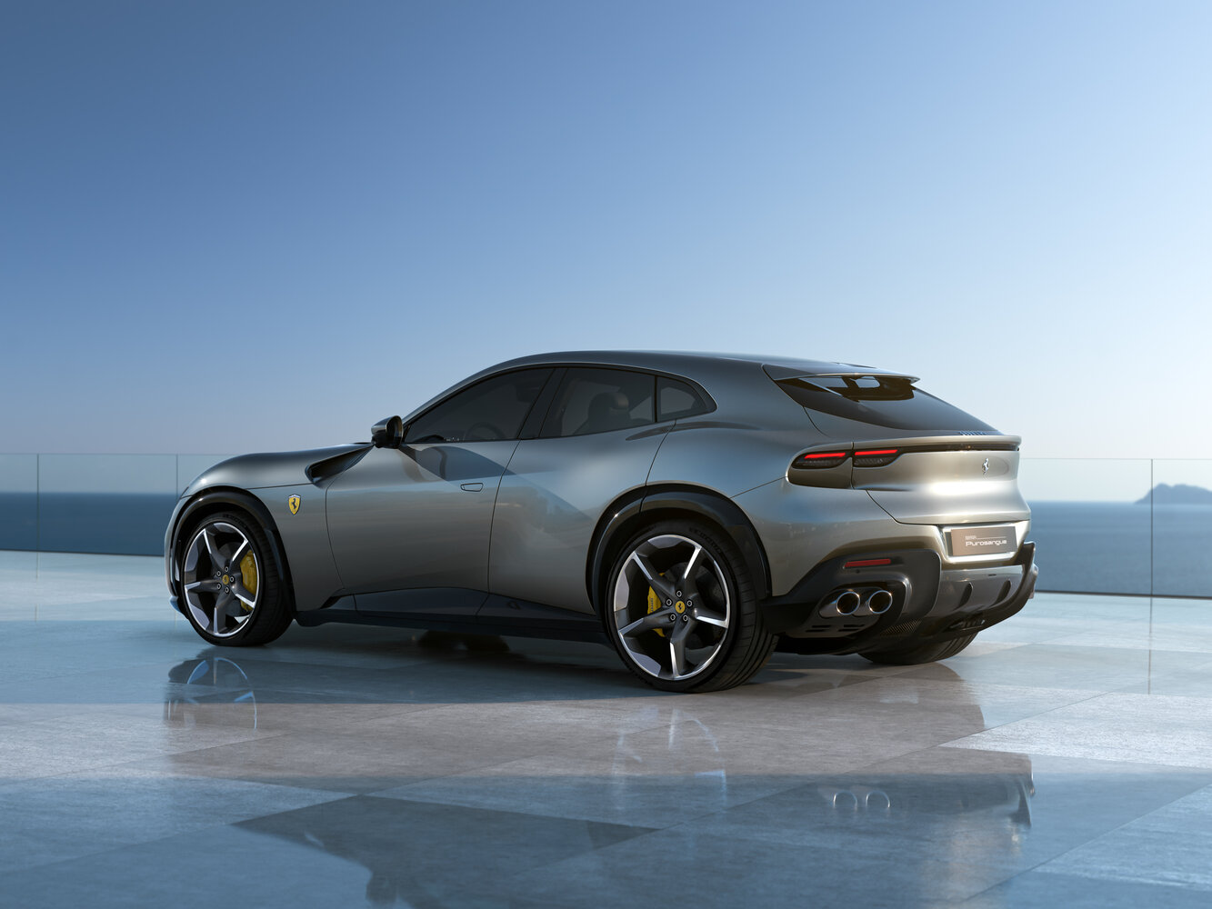 Ferrari Purosangue, , 2022–2026, Внедорожник 5 дв.: Вид сзади в три четверти