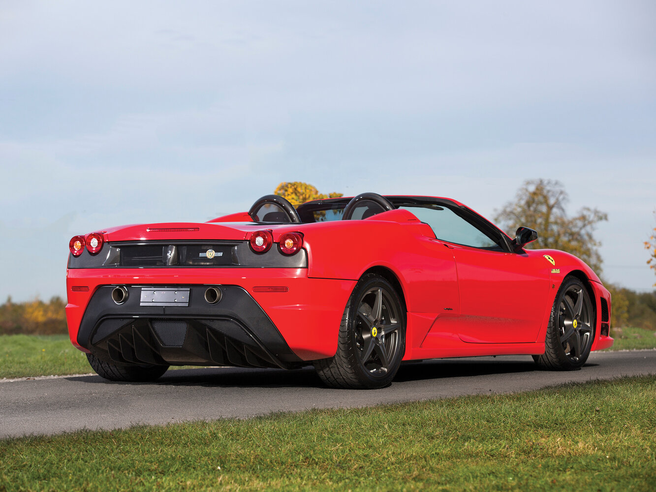 Ferrari F430, , 2004–2009, Кабриолет Scuderia Spider 16M: Вид сзади в три четверти
