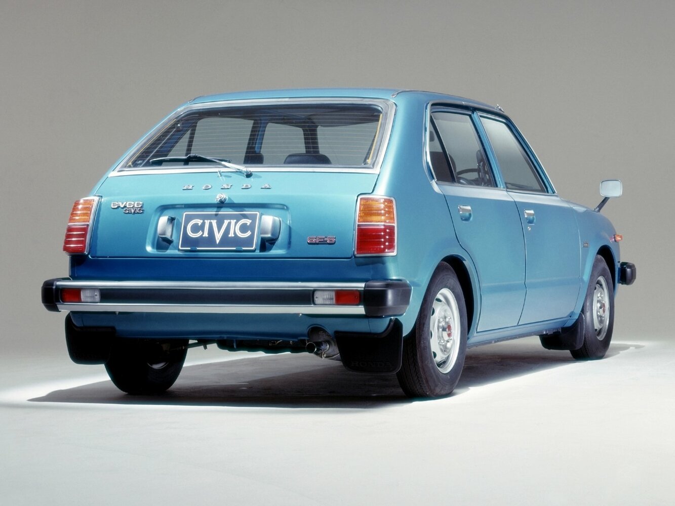 Honda Civic, I, 1972–1979, Hatchback 5 door: Rear view