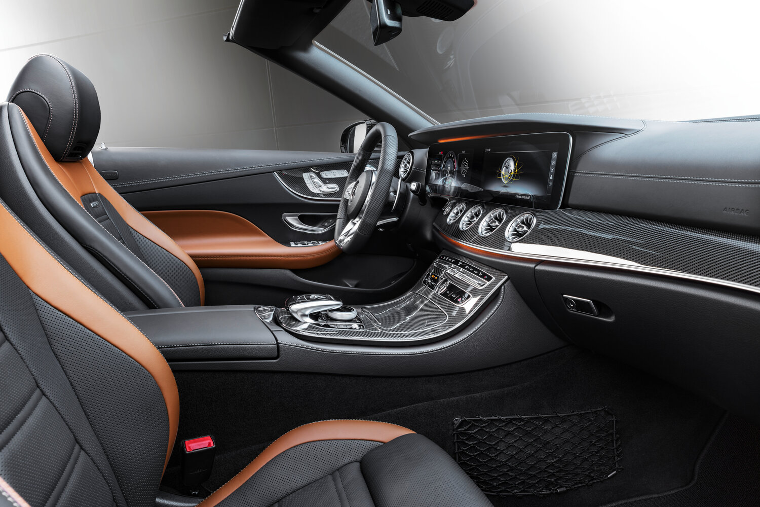 Mercedes-Benz E-Класс AMG, V (W213), 2016–2020, Кабриолет: Передняя часть салона