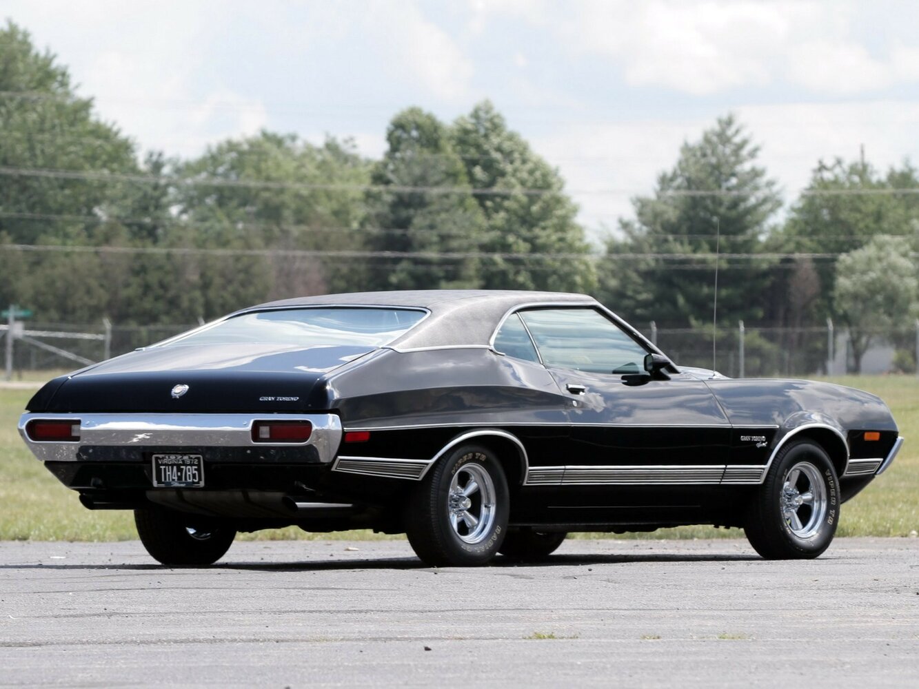 Ford Torino, III, 1972–1976, Фастбек: Вид сзади в три четверти