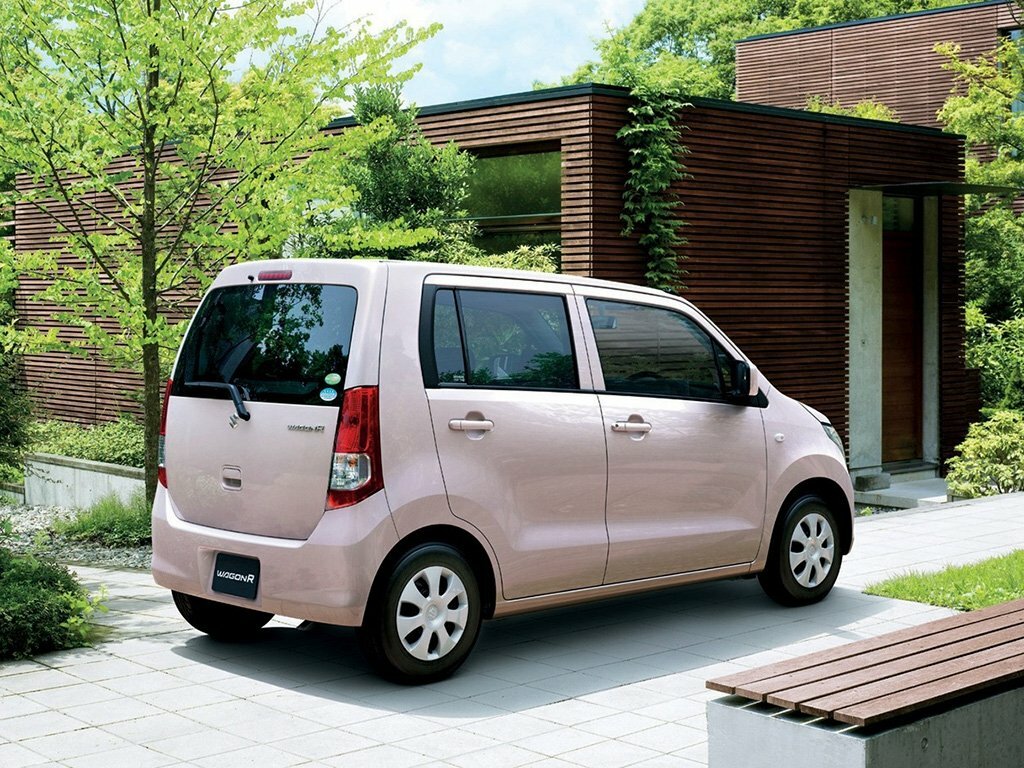 Suzuki Wagon R, IV, 2008–2012, Хэтчбек 5 дв.: Вид сзади в три четверти