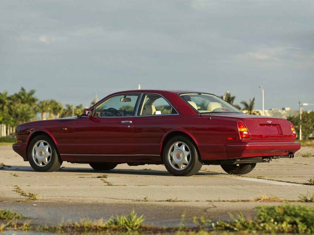 Bentley Continental, I, 1984–2003, Купе: Вид сзади в три четверти