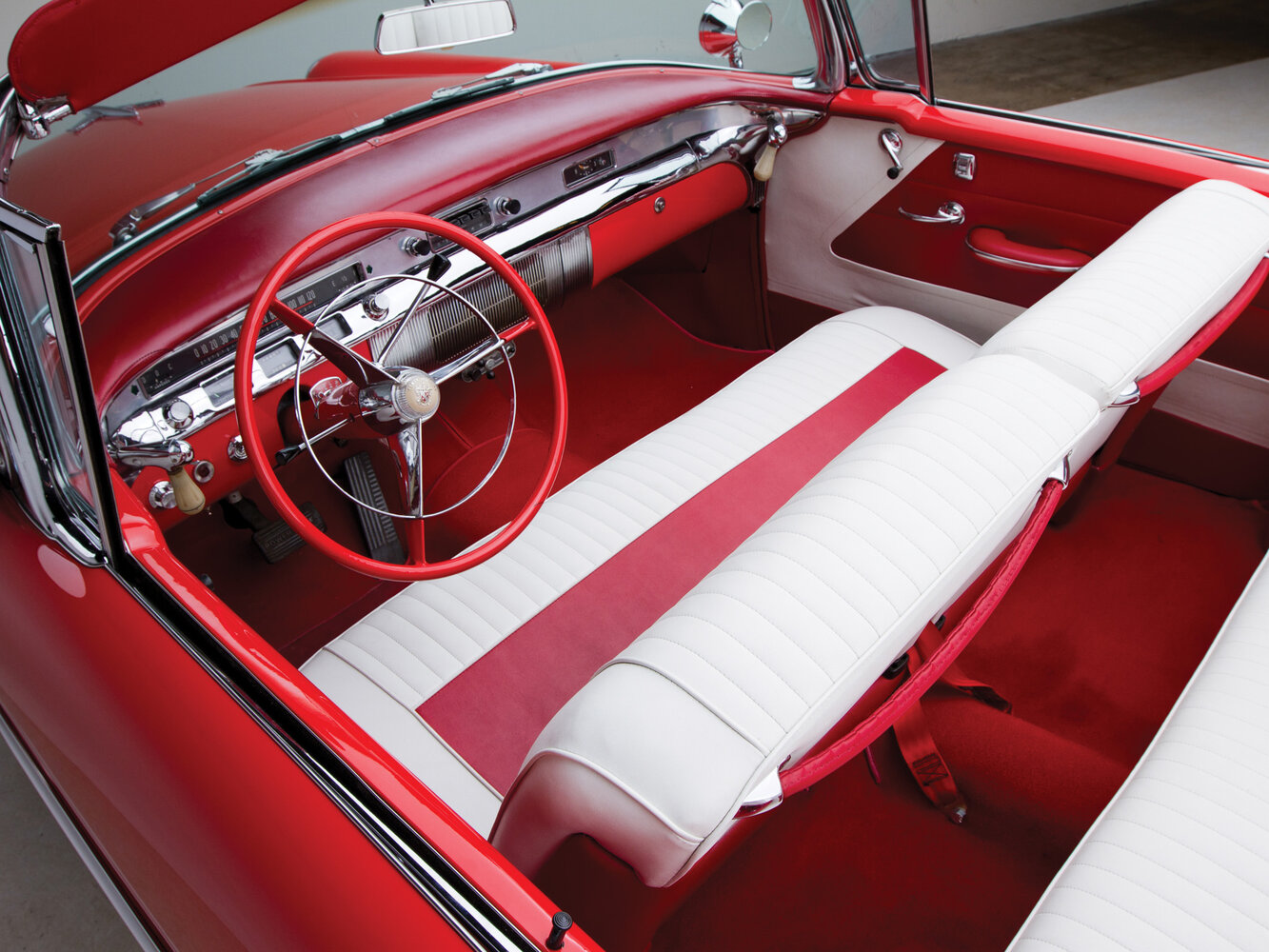 Buick Special, II facelift 2, 1956–1957, Convertible: Front cabin