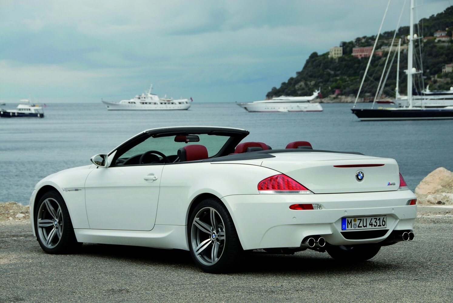 BMW M6, II (E63/E64), 2005–2010, Кабриолет: Вид сзади в три четверти
